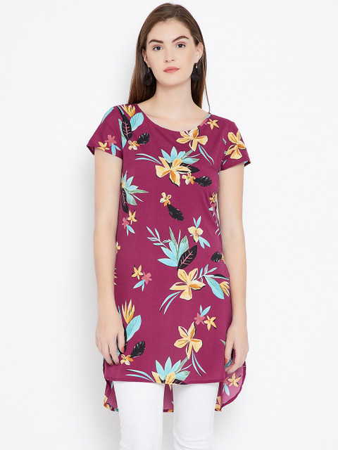 Ruhaans Magenta Printed Tunic
Ruhaans Magenta Printed Tunic