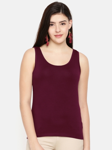 CODE by Lifestyle Women Maroon Solid Top