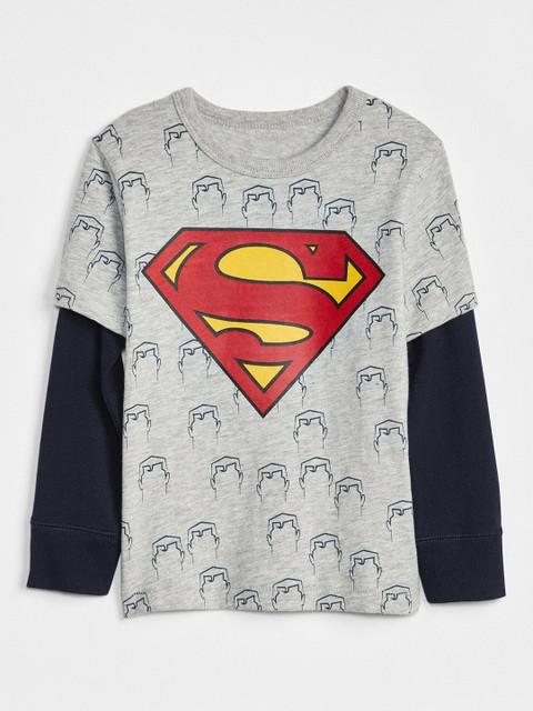 GAP Boys Grey Superman Printed T-Shirt
GAP Boys Grey Superman Printed T-Shirt