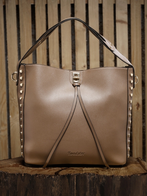 Roadster Brown Solid Hobo Bag