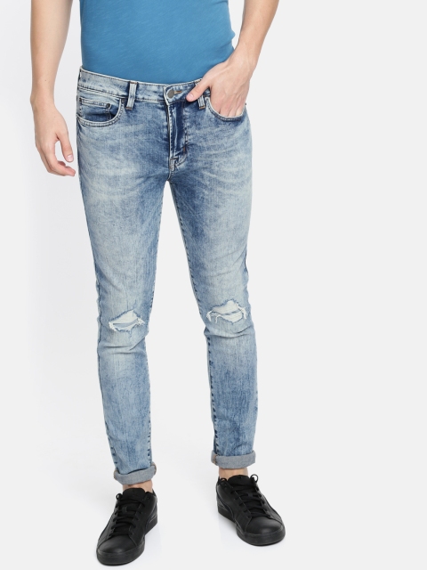 AMERICAN EAGLE OUTFITTERS Men Blue Flex Skinny Fit Mid-Rise Slash Knee Stretchable Jeans
AMERICAN EAGLE OUTFITTERS Men Blue Flex Skinny Fit Mid-Rise Slash Knee Stretchable Jeans