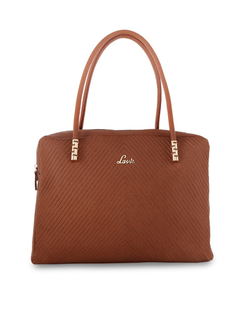 Lavie Tan Brown Self Design Shoulder Bag
Lavie Tan Brown Self Design Shoulder Bag
