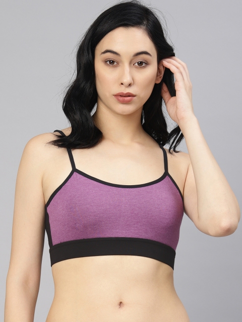 HRX by Hrithik Roshan Lifestyle Purple Solid Non-Wired Lightly Padded Bralette LS-7064A
HRX by Hrithik Roshan Lifestyle Purple Solid Non-Wired Lightly Padded Bralette LS-7064A