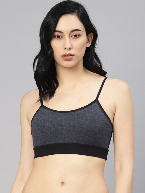 HRX by Hrithik Roshan Lifestyle Charcoal Grey Non-Wired Lightly Padded Bralette LS-7064C
HRX by Hrithik Roshan Lifestyle Charcoal Grey Non-Wired Lightly Padded Bralette LS-7064C