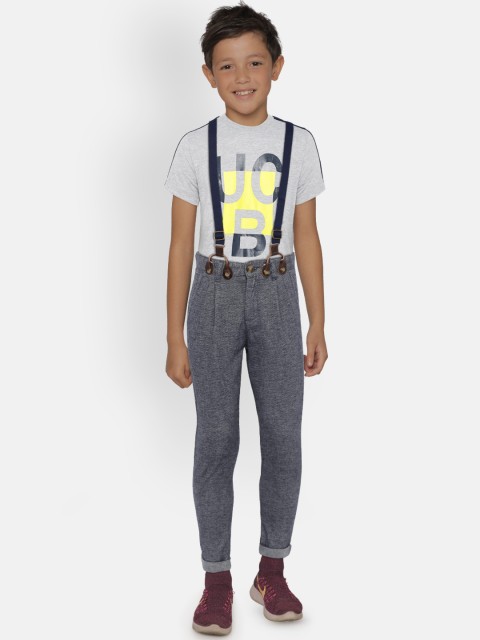 United Colors of Benetton Boys Navy & White Self Design Regular Trousers With Suspenders, Navy blue
United Colors of Benetton Boys Navy & White Self Design Regular Trousers With Suspenders, Navy blue