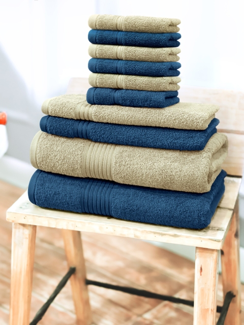 Swiss Republic Signature Unisex 630 GSM 10 Piece 100% Cotton Bath Towel Set, Navy blue
Swiss Republic Signature Unisex 630 GSM 10 Piece 100% Cotton Bath Towel Set, Navy blue