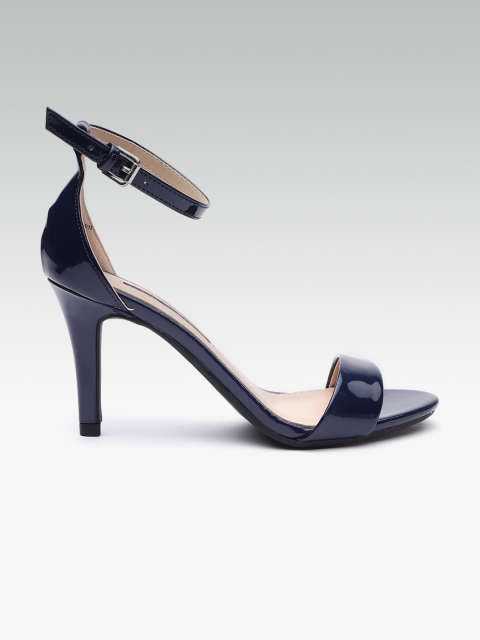 DOROTHY PERKINS Women Navy Blue Solid Heels