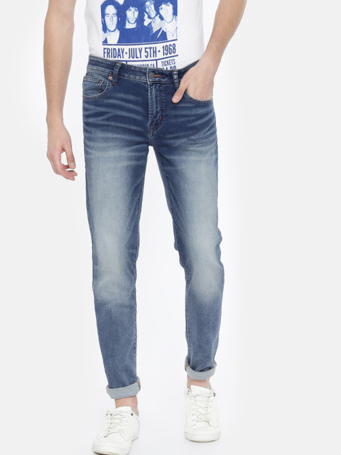 AMERICAN EAGLE OUTFITTERS Men Blue Skinny Fit Mid-Rise Clean Look Stretchable Jeans
AMERICAN EAGLE OUTFITTERS Men Blue Skinny Fit Mid-Rise Clean Look Stretchable Jeans