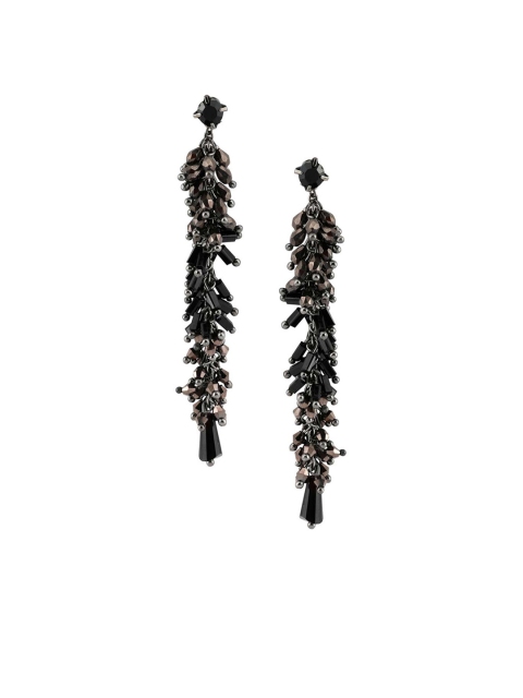 Kazo Black Quirky Drop Earrings