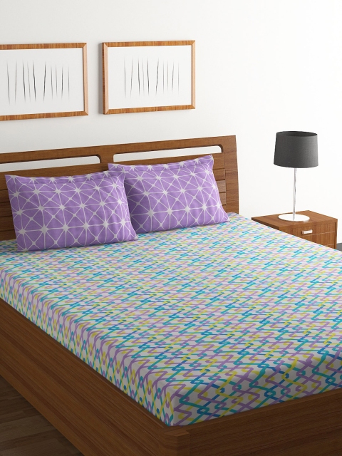 BOMBAY DYEING Multicoloured Flat 104 TC Cotton 1 Double Bedsheet with 2 Pillow Covers, Multi
BOMBAY DYEING Multicoloured Flat 104 TC Cotton 1 Double Bedsheet with 2 Pillow Covers, Multi