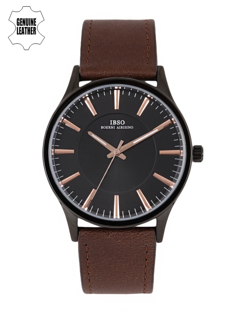 IBSO Men Black Analogue Watch S8286GBR