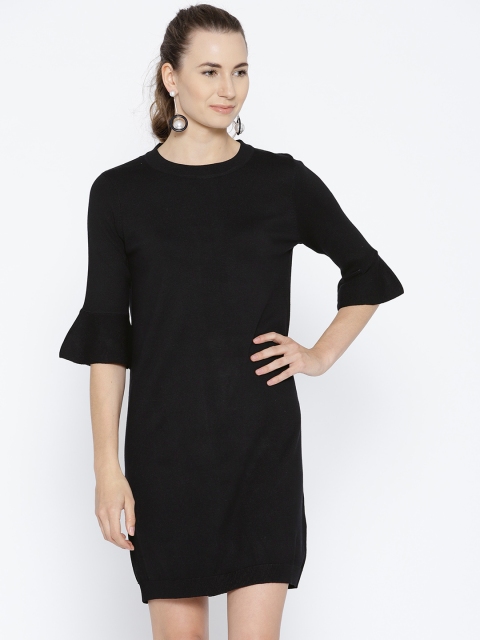 OVS Women Black Solid Sweater Dress