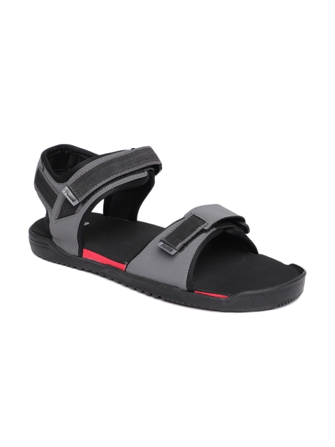 Puma Men Grey Shine v2 Sports Sandals