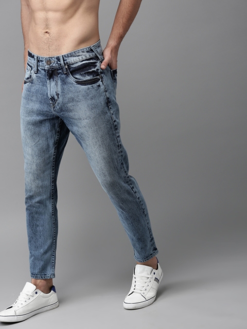 Moda Rapido Men Blue Slim Tapered Fit Low-Rise Clean Look Stretchable Cropped Jeans
Moda Rapido Men Blue Slim Tapered Fit Low-Rise Clean Look Stretchable Cropped Jeans