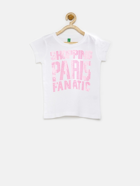 United Colors of Benetton Girls White Top