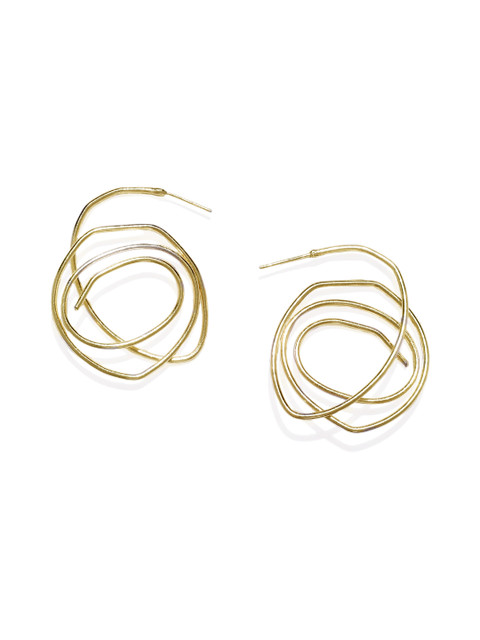 Pipa Bella Gold-Plated Quirky Studs 
Pipa Bella Gold-Plated Quirky Studs