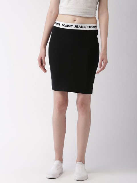 Tommy Hilfiger Women Black Solid Pencil Skirt
Tommy Hilfiger Women Black Solid Pencil Skirt