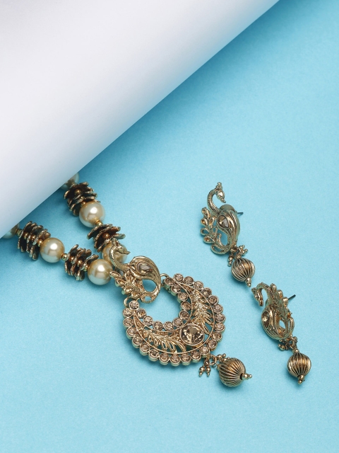 PANASH Gold-Plated Handcrafted Jewellery Set