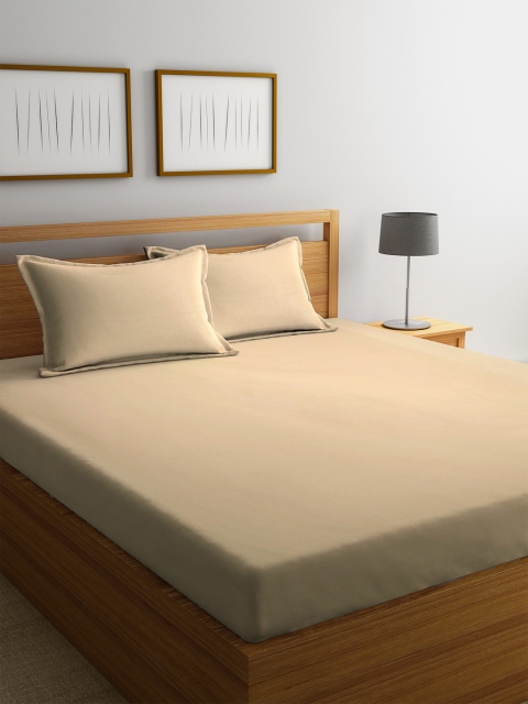 Portico New York Beige Solid Flat 144 TC Cotton 1 Double Bedsheet with 2 Pillow Covers
Portico New York Beige Solid Flat 144 TC Cotton 1 Double Bedsheet with 2 Pillow Covers