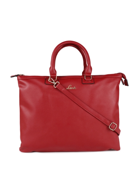 Lavie Red Solid Handheld Bag