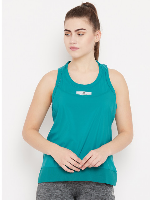 Stella McCartney by ADIDAS Women Teal Green AZ Running Tank Top 
Stella McCartney by ADIDAS Women Teal Green AZ Running Tank Top