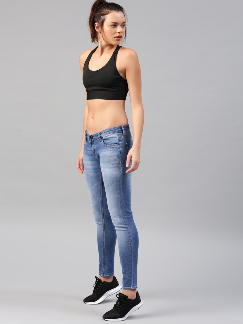 HRX by Hrithik Roshan Women Blue Slim Fit Mid-Rise Clean Look Stretchable Cropped Jeans
HRX by Hrithik Roshan Women Blue Slim Fit Mid-Rise Clean Look Stretchable Cropped Jeans