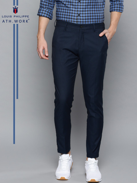 Louis Philippe Ath.Work Men Blue Comfort Slim Fit Self Design Smart Casual Trousers
Louis Philippe Ath.Work Men Blue Comfort Slim Fit Self Design Smart Casual Trousers