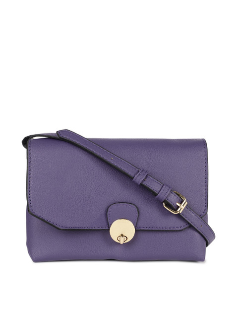 Accessorize Purple Solid Sling Bag 
Accessorize Purple Solid Sling Bag