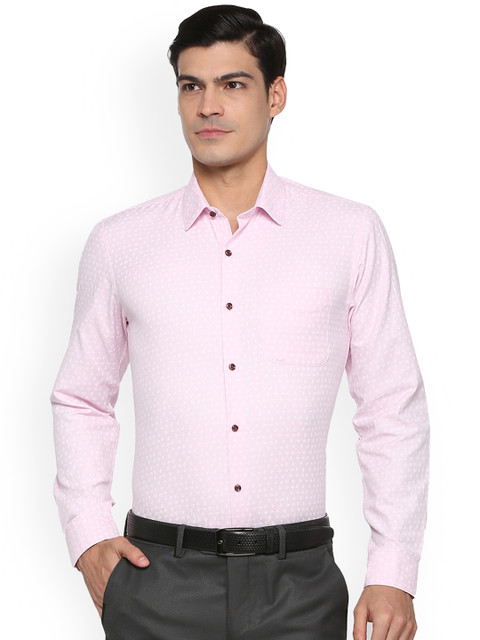 Peter England Men Pink Slim Fit Self Design Formal Shirt
Peter England Men Pink Slim Fit Self Design Formal Shirt