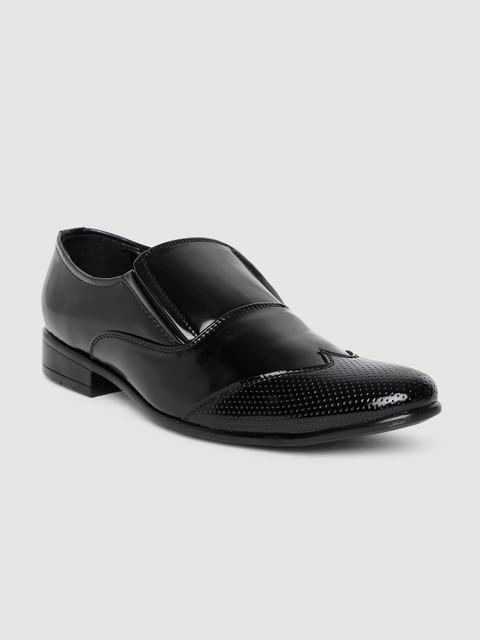 San Frissco Men Black Solid Formal Slip-On Shoes 
San Frissco Men Black Solid Formal Slip-On Shoes