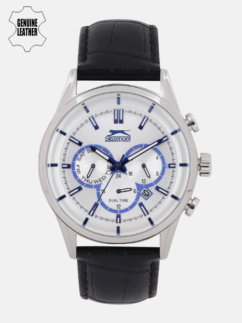 Slazenger Men Silver-Toned Analogue Watch SL.9.6021.2.03