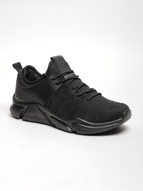 LOCOMOTIVE Men Black Sneakers
