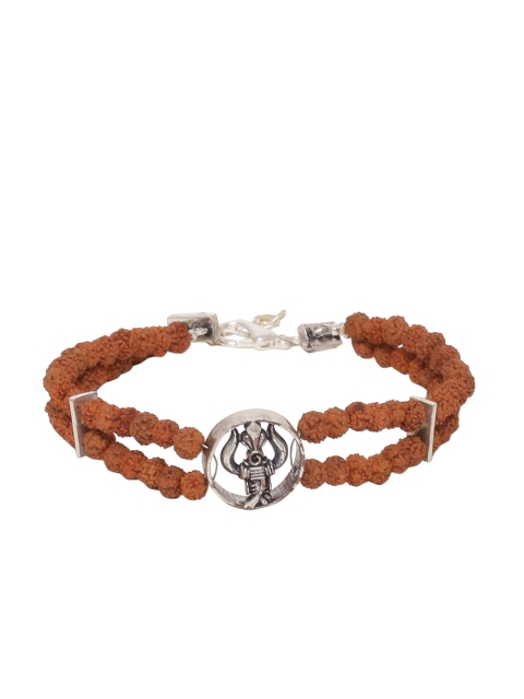 Dare by Voylla Men Silver-Plated & Brown Rhodium-Plated Handcrafted Multistrand Bracelet
Dare by Voylla Men Silver-Plated & Brown Rhodium-Plated Handcrafted Multistrand Bracelet