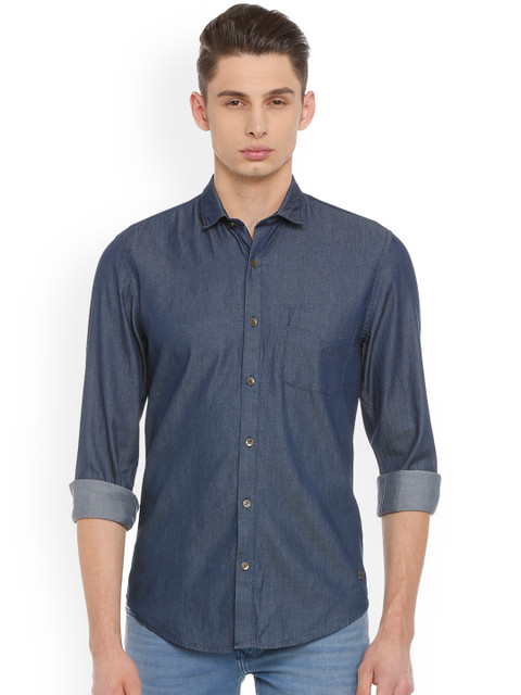 Peter England Casuals Men Navy Blue Slim Fit Solid Casual Shirt
Peter England Casuals Men Navy Blue Slim Fit Solid Casual Shirt