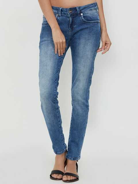 Soie Women Blue Regular Fit Low-Rise Clean Look Jeans