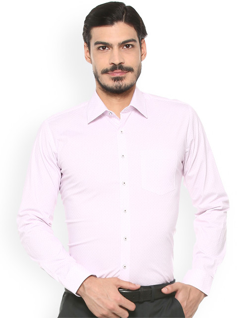 Van Heusen Men Pink Slim Fit Printed Formal Shirt 
Van Heusen Men Pink Slim Fit Printed Formal Shirt