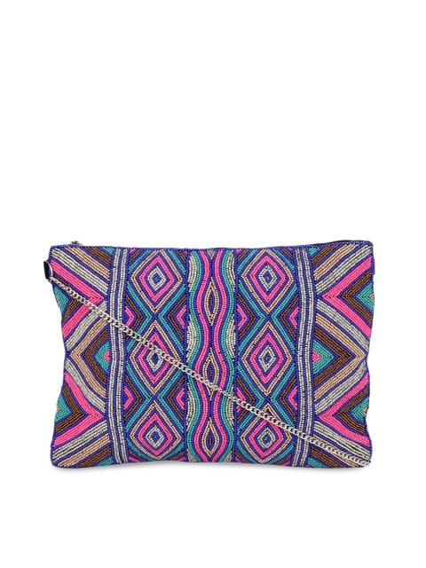 Diwaah Multicoloured Self Design Sling Bag, Multi