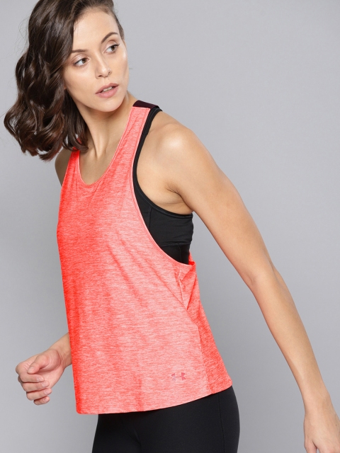 UNDER ARMOUR Coral Pink Armour Sport Swing Tank Top