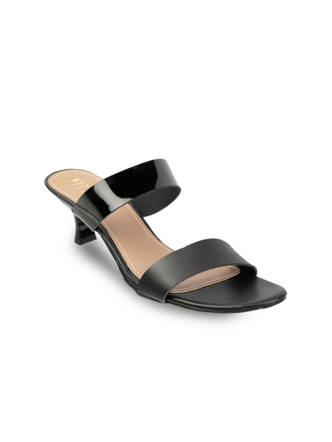Wet Blue Women Black Solid Heels