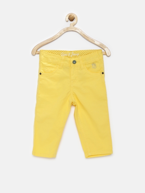 Gini & Jony Girls Yellow Capris