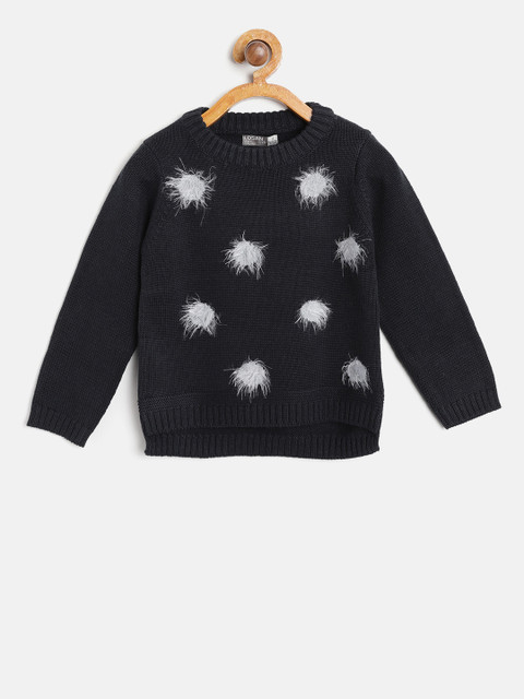 Losan Girls Black Patterned Pullover
Losan Girls Black Patterned Pullover