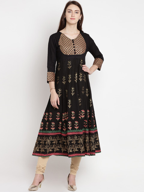 Love More Women Black Printed Anarkali Kurta
Love More Women Black Printed Anarkali Kurta