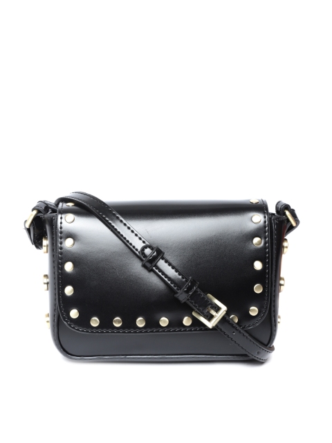 CARPISA Black Solid Sling Bag