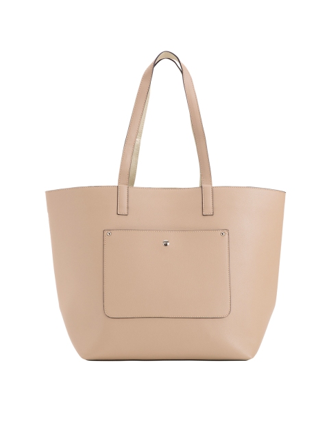 CARPISA Beige Solid Shoulder Bag