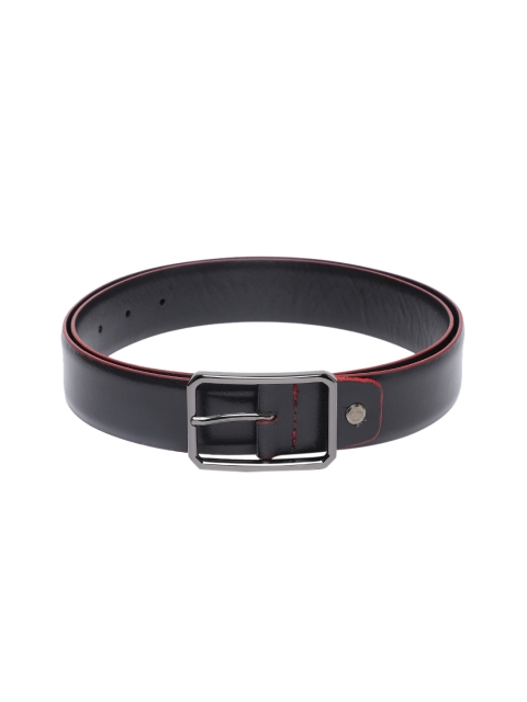 Carlton London Men Black Solid Belt