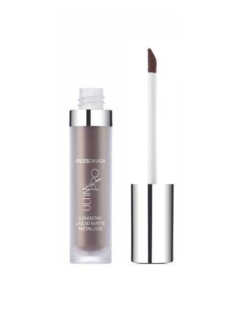 FACES CANADA Gold Ultime Pro Longstay Liquid Matte Metallics Lipstick 04, Coffee brown
FACES CANADA Gold Ultime Pro Longstay Liquid Matte Metallics Lipstick 04, Coffee brown