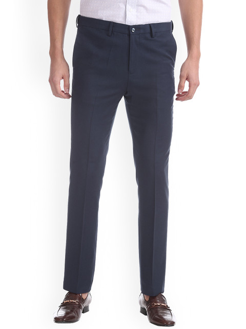 Arrow New York Men Navy Blue Tapered Fit Self Design Regular Trousers
Arrow New York Men Navy Blue Tapered Fit Self Design Regular Trousers
