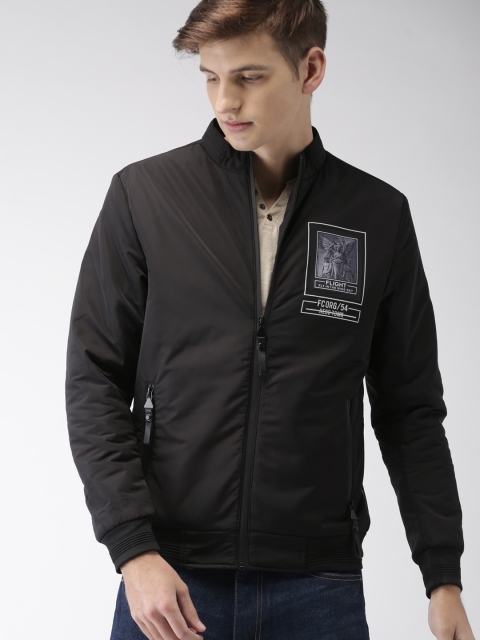 Fort Collins Men Black Solid Tailored Jacket