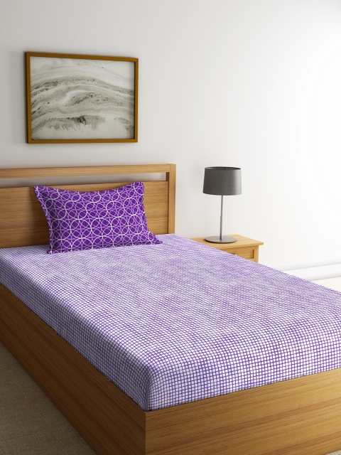 Portico New York Purple Geometric Flat 144 TC Cotton 1 Single Bedsheet with 1 Pillow Cover
Portico New York Purple Geometric Flat 144 TC Cotton 1 Single Bedsheet with 1 Pillow Cover