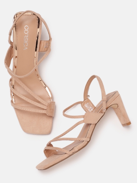 CORSICA Women Pink Solid Sandals